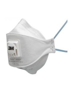 3M P2 flat pack mask with respirator x 5 